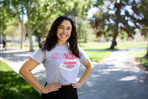 Class of 2024 business and hospitality graduate Madelyn Schmit