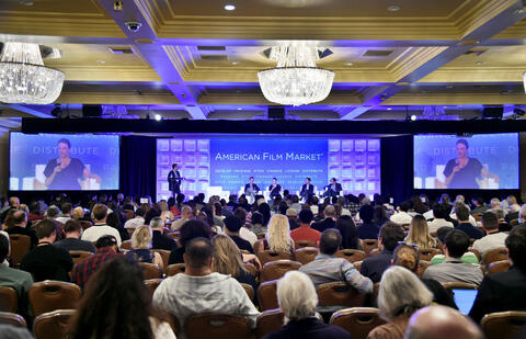 large conference room filled with people