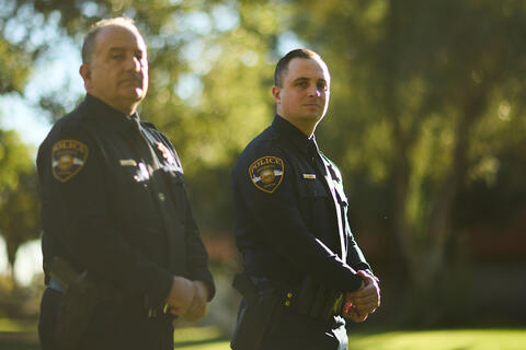 two police officers in uniform