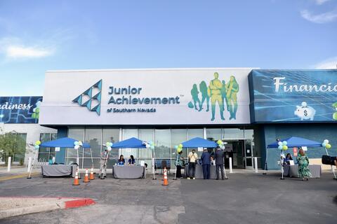 exterior of the junior achievement building