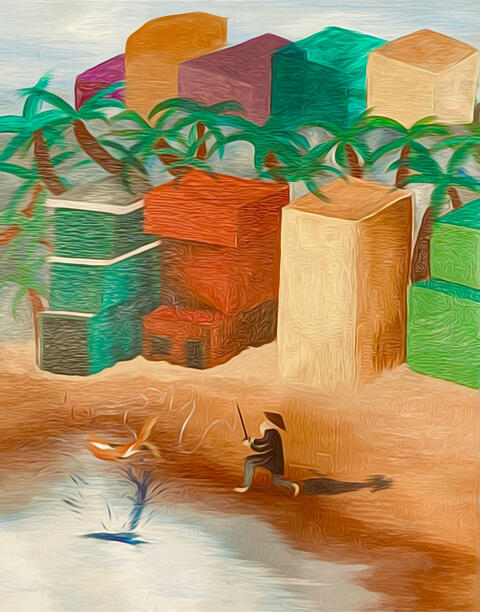 Artist Hopena Ross's artwork pays homage to the cultures of the three victims of Dec. 6