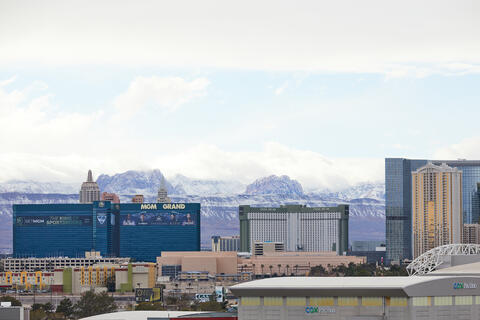 Las Vegas Strip with a focus on MGM properties