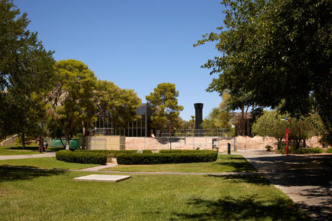 Initial stages of construction on the north end of the Academic Mall