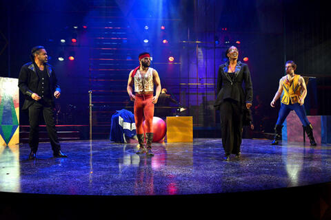 Performers on stage