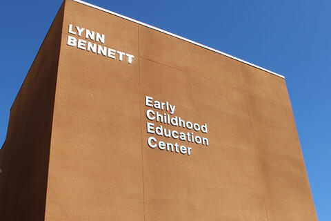 View of the Lynn Bennett Early Childhood Education Center.