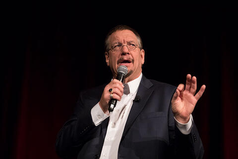 Speaker on the conference