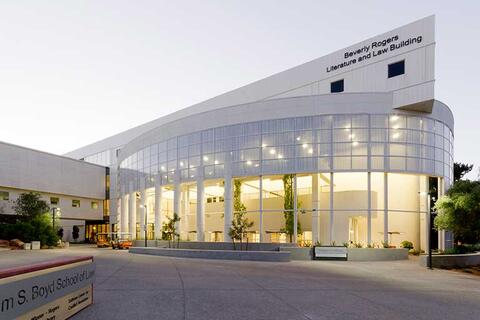 Exterior view of the building.