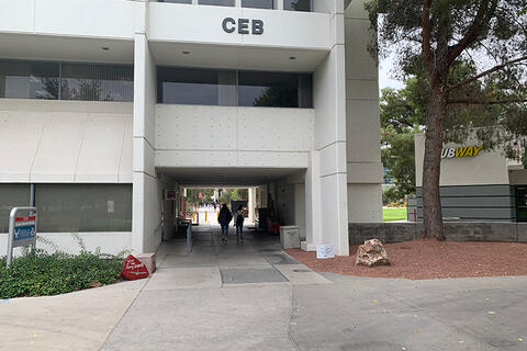 Photo of CEB walkway