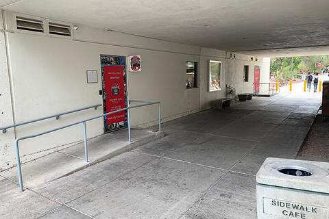 Photo of Air force ROTC walkway