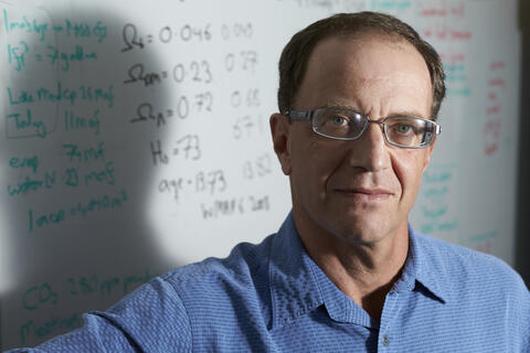 A portrait of George Rhee, a professor of physics and astronomy at UNLV.