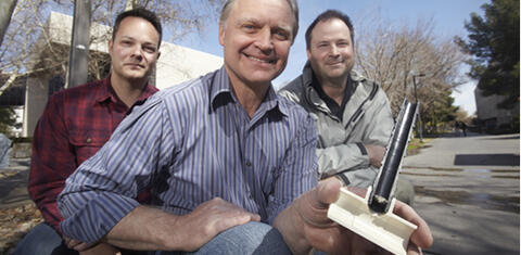 Peter Maksymec with students