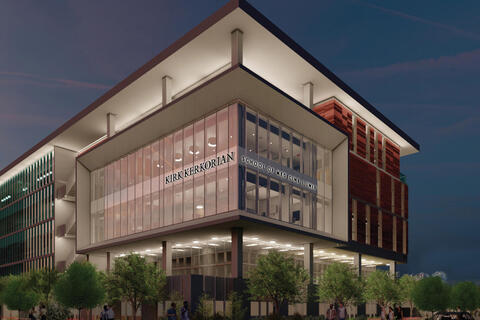 rendering of Kerkorian Medical Education Building