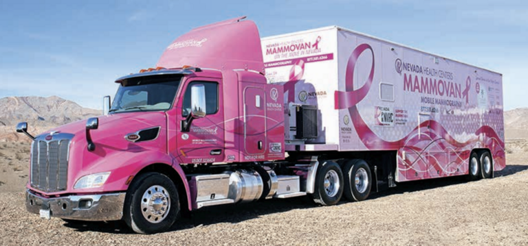 Pink Mammovan Truck and Trailer