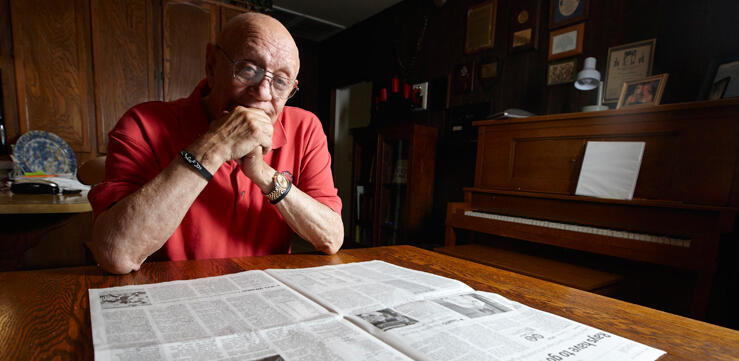 Tarkanian at his desk