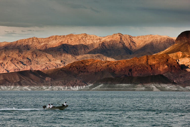 Photo of boat on Lake Mead
