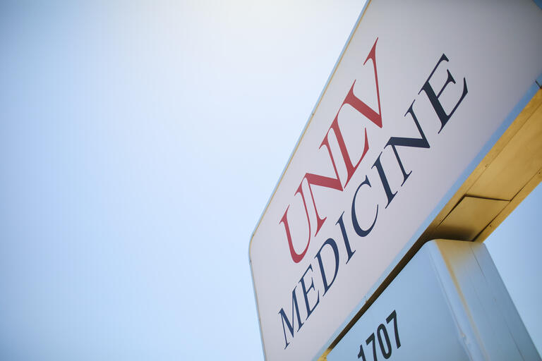 UNLV Medicine outdoor sign