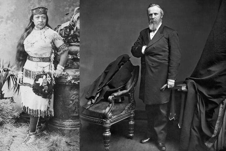 Sarah Winnemucca and Rutherford B. Hayes