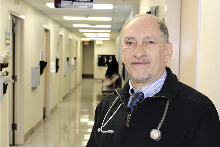 a portrait of Dr. DiJohn of the UNLV School of Medicine
