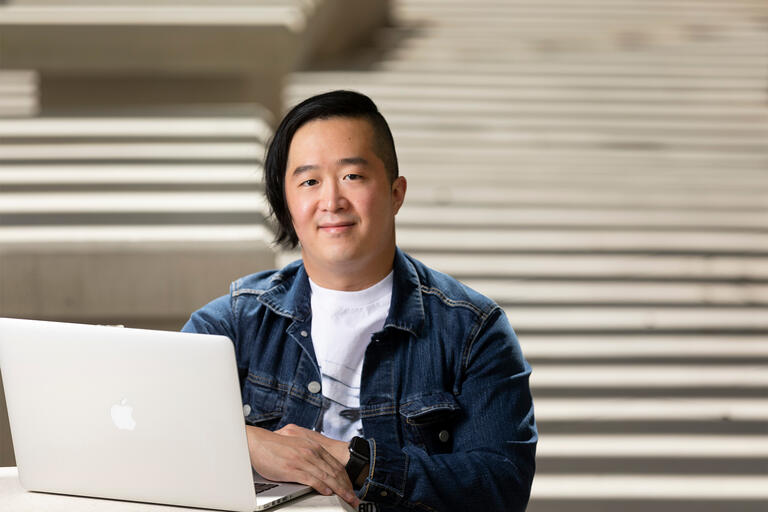 Portrait of James Cheng, the library data analyst for the UNLV Libraries