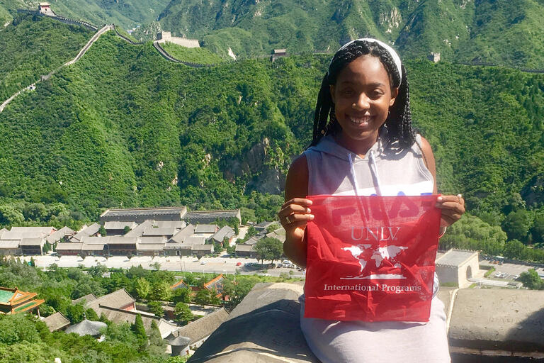 Kendra Patterson is studying abroad in China this semester with support from a scholarship.