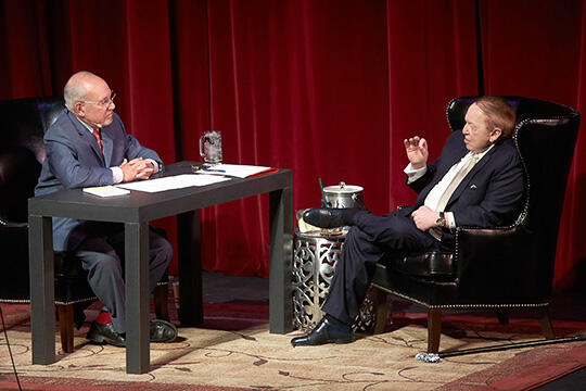 Arte Nathan speaks with Sheldon Adelson