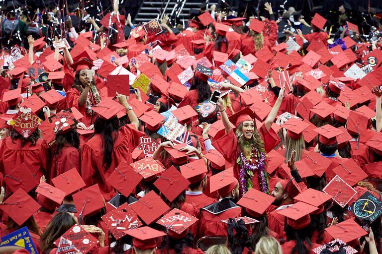 crows at commencement
