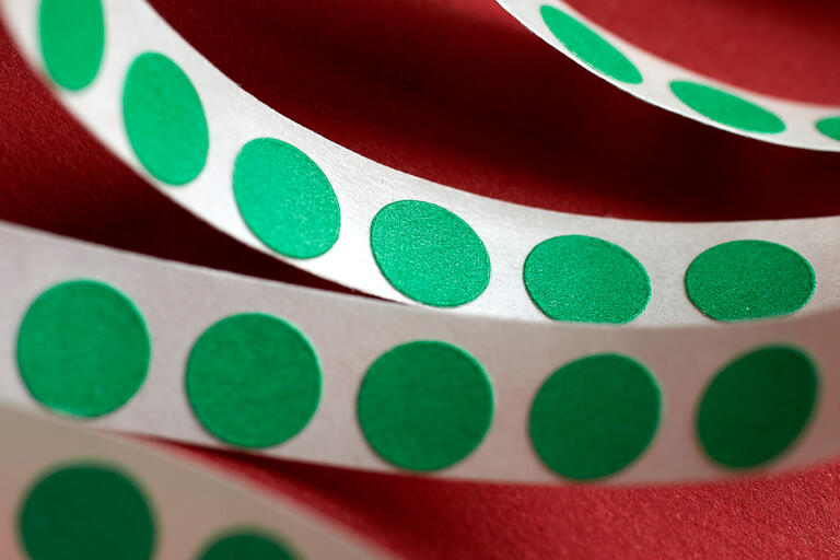 green dot stickers