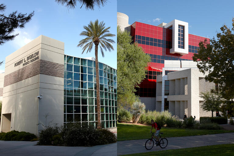 Bigelow Physics Building and Bigelow Health Sciences Building