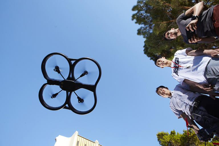 researchers test drone