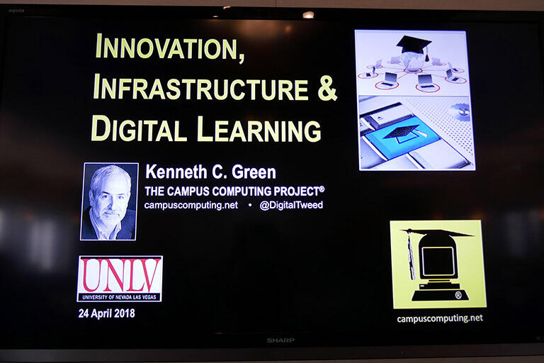 Power point cover for Innovation, Infrastructure & Digital Learning lecture
