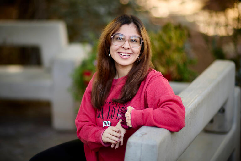 UNLV alumna and returning student Faria Tavacoli
