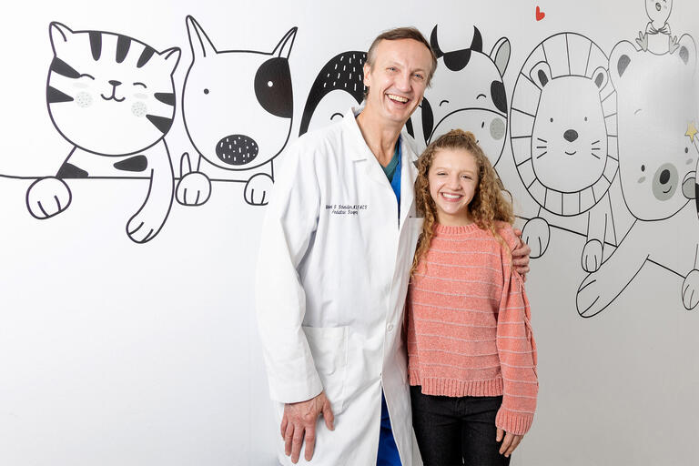 doctor with teenage patient