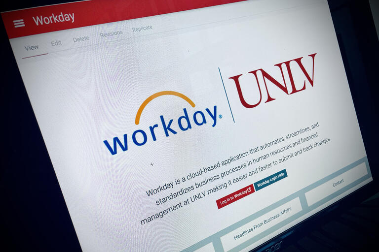 computer screen with Workday in browser