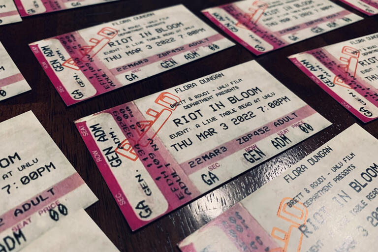 photos of Riot In Bloom ticket stubs
