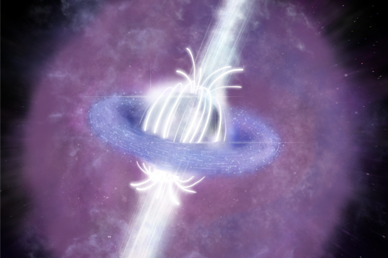 rendering of gamma-ray burst