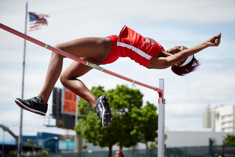 UNLV Track &amp; Field high jumpers