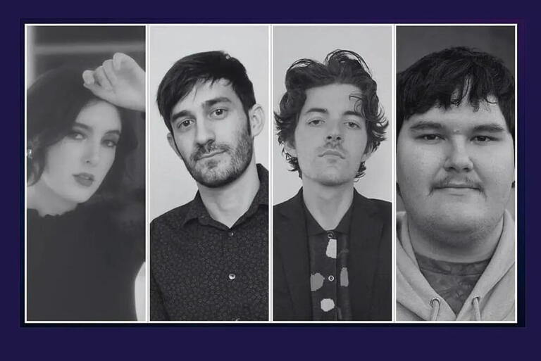 collage of four people
