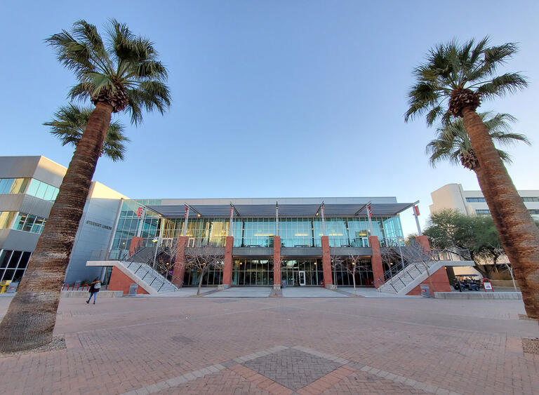 Front view of the Student Union