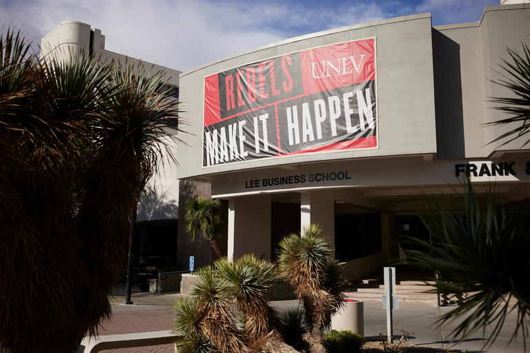 Exterior view of Frank and Estella Beam Hall