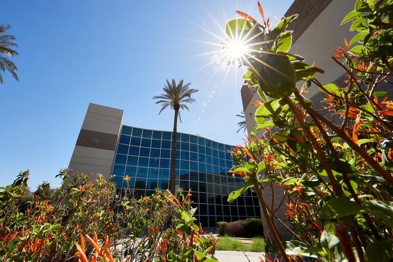 Exterior of the Robert L. Bigelow Physics Building at UNLV