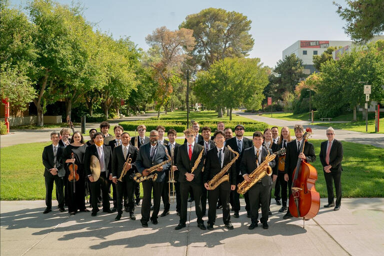 group photo of jazz ensemble