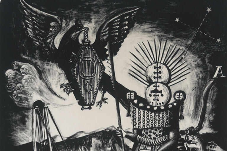 inked surrealist artwork