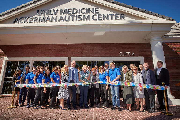 Grand opening of UNLV Ackerman Center for Autism and Neurodevelopment Solutions