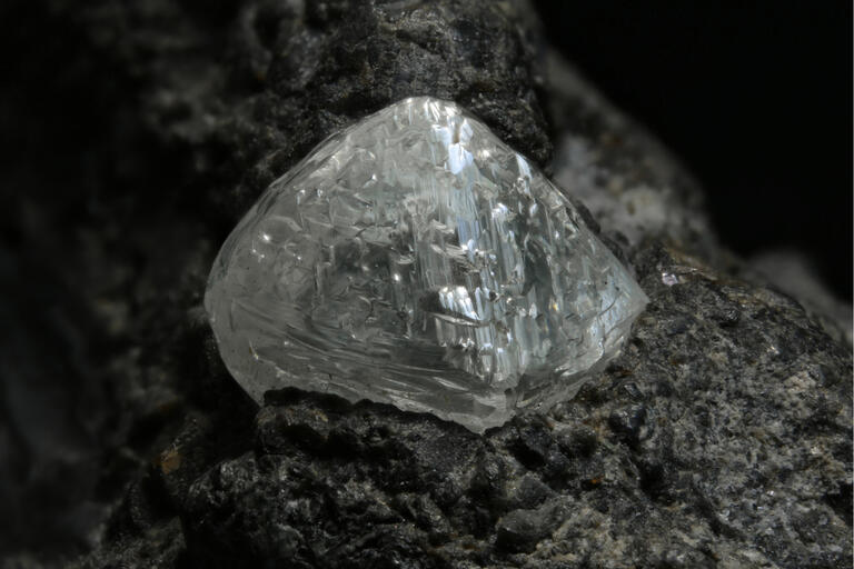 rough diamond crystal