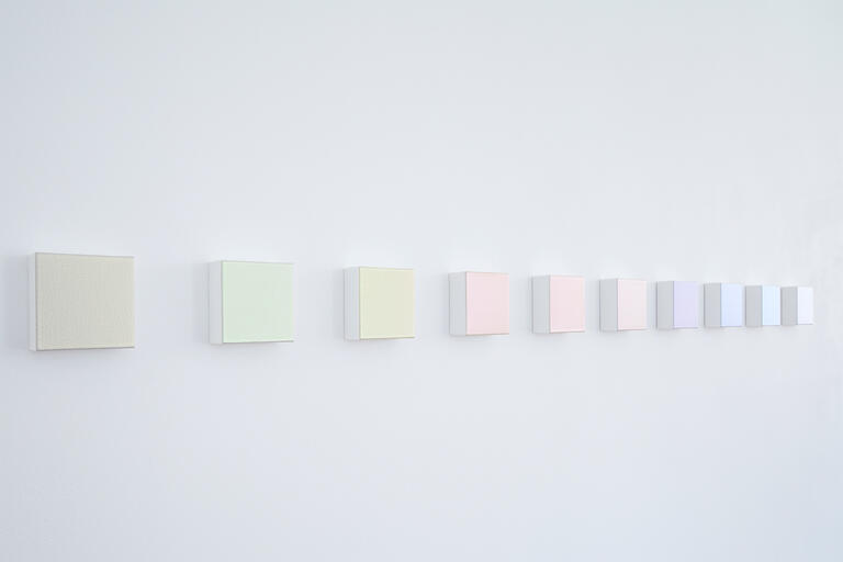 series of color blocks