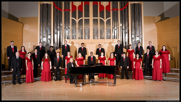 group of choral students