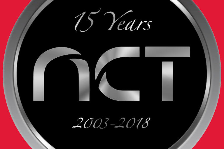 NCT logo celebrating 15 years