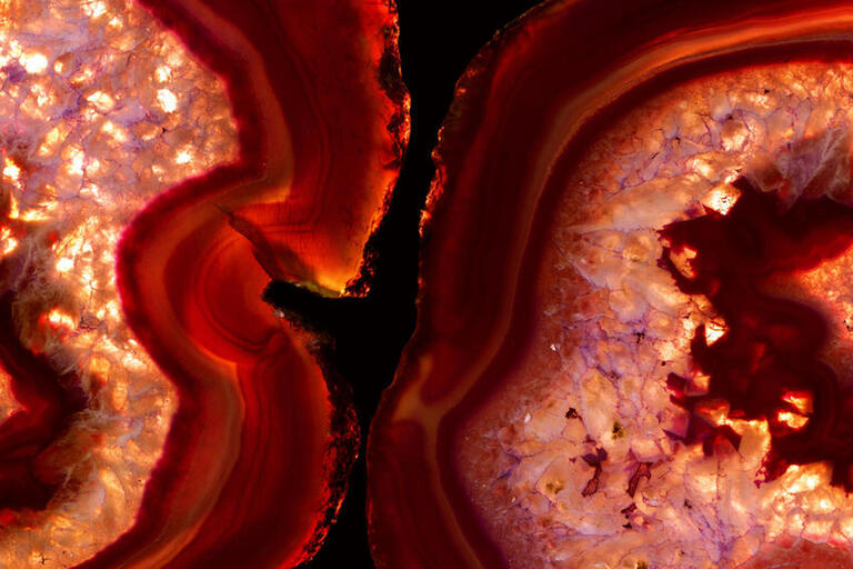 detail shot of geode