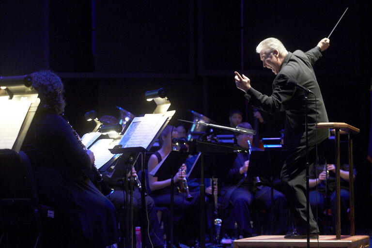 unlv wind orchestra in performance
