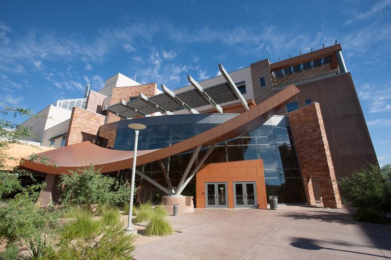 Exterior shot of the Science and Engineering Building